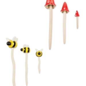 Belavi Ceramic Pot Stakes 3 Pack