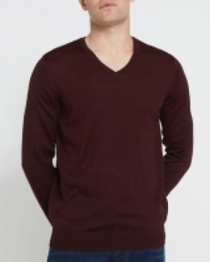 Dunnes Stores  Merino Blend V-Neck Jumper