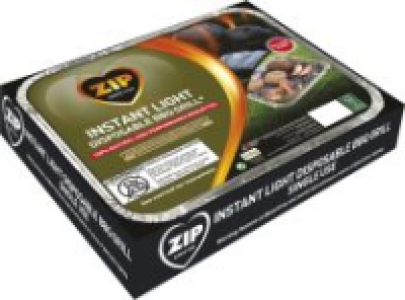 Zip Disposable BBQ Trays / Instant Light Charcoal