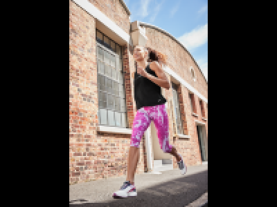 Ladies Cropped Sports Leggings