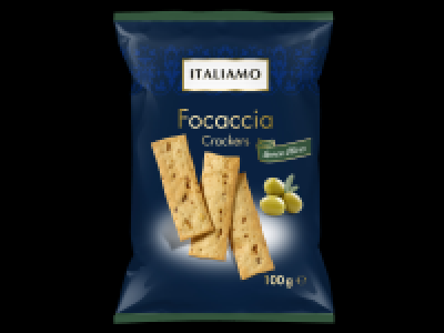Focaccia-Crackers