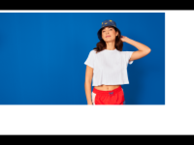Ladies Cropped Lidl T-Shirt