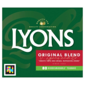Lyons Original Blend Tea 80 Pack 3.00 €