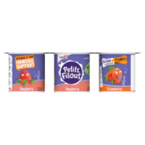 Yoplait Petits Filous Strawberry & Raspberry 6 Pack 1.50 €