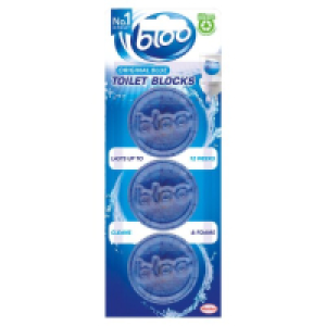 Bloo Blue Toilet Blocks 3 Pack