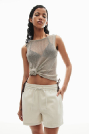 HM  Denim pull-on shorts