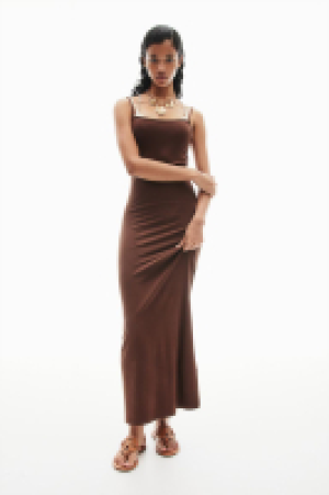 HM  Ribbed maxi dress