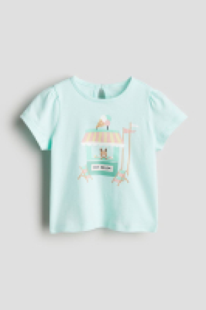 HM  Printed jersey top