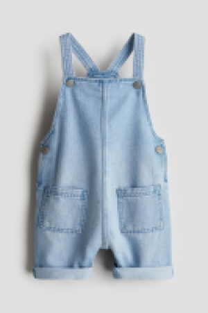 HM  Denim dungaree shorts