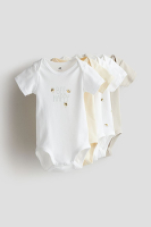 HM  5-pack cotton bodysuits