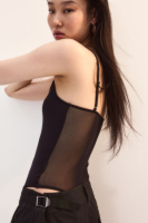 Mesh thong body