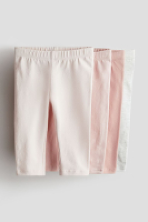 4-pack cotton jersey leggings