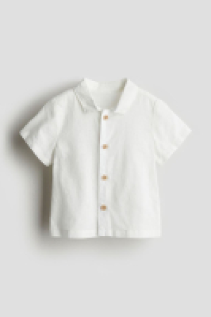 Linen-blend shirt