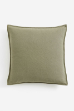 Linen-blend cushion cover