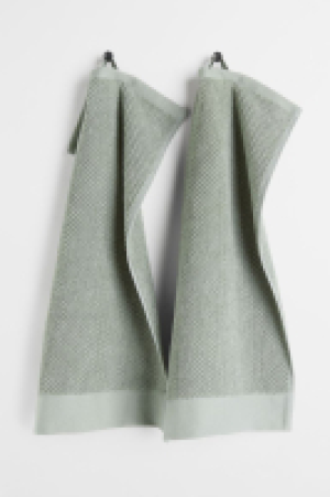 2-pack cotton terry guest towels