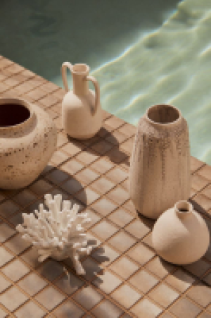 Small terracotta vase