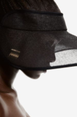 Straw sun visor