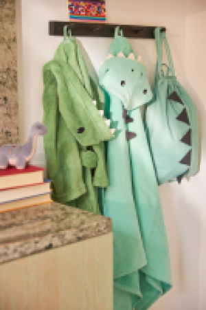 Hooded bath towel