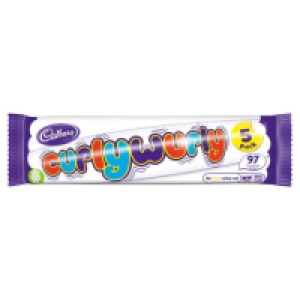 Cadbury Curly Wurly Chocolate Bars 5 Pack 2.75 €