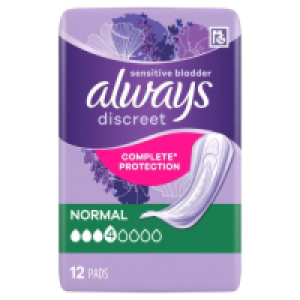 Always Discreet Incontinence Pads Normal 5.05 €