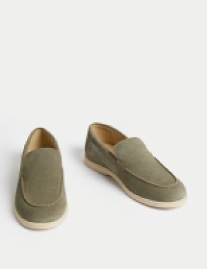 M&s Collection Kids Leather Loafers (1 Large - 7 Large)