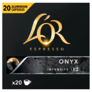 LOr Espresso Onyx Coffee Capsules 20 Pack 6.00 €