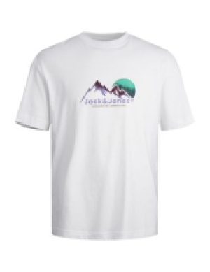 Jack & Jones Junior Pure Cotton Mountain Print T-Shirt (8-16 Yrs)