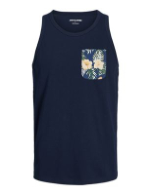 Jack & Jones Junior Organic Cotton Printed Vest (8-16 Yrs)