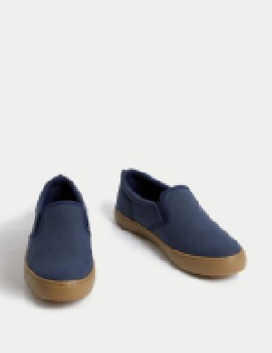 Marks and Spencer M&s Collection Kids Freshfeet™ Slip-on Shoes (1 Large - 7 Large)