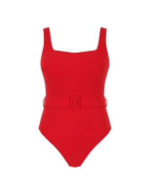 Panache Serena Belted Square Neck Swimsuit
