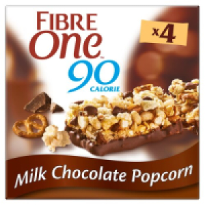 Fibre One Milk Chocolate Popcorn & Pretzel Bars 4 Pack