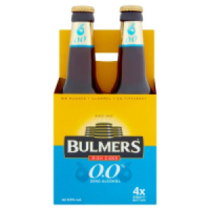 Bulmers 0.0 Bottles 4 Pack