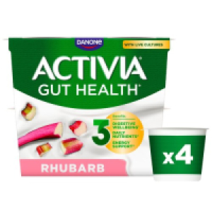 Danone Activia Rhubarb 4 Pack 2.50 €