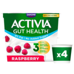 Danone Activia 0% Raspberry 4 Pack 2.50 €