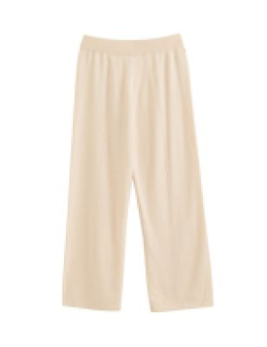 Marks and Spencer Chinti & Parker Wool Rich Wide Leg Relaxed Joggers with Cashmere