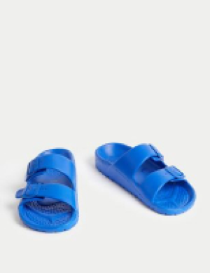 M&s Collection Kids Slip-On Buckle Sandals (1 Large - 7 Large)