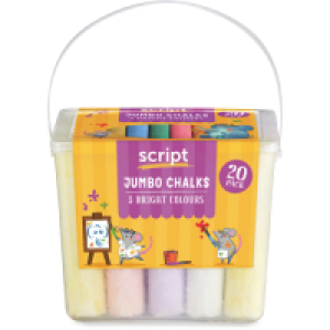 Script Chalk Sticks