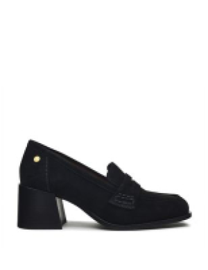 Radley Thistle Suede Block Heel Loafers