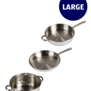 Crofton Large Stainless Steel Pan
