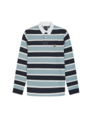 Marks and Spencer Lyle & Scott Pure Cotton Striped Rugby Shirt