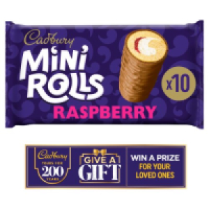 Cadbury Raspberry Mini Rolls 10 Pack 3.00 €