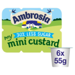 Ambrosia Mini Pots Custard Reduced Sugar