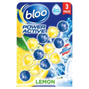 Bloo Power Active Lemon Rimblock 3 Pack