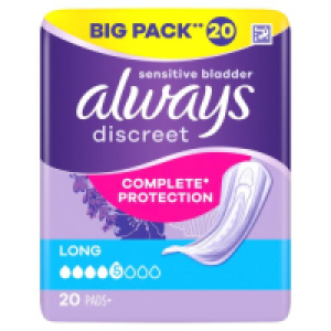 Always Discreet For Sensitive Bladder Long Pads Vp 8.00 €