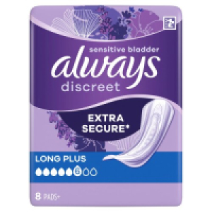 Always Discreet Incontinence Pads Plus Long 5.05 €