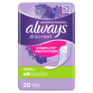 Always Discreet Incontinence Pads Small 4.45 €