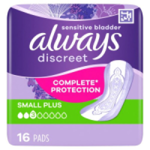 Always Discreet Incontinence Pads Small Plus 5.35 €