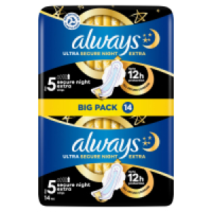 Always Ultra Secure Night X Size 5 4.69 €