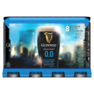 Guinness Draught 0.0% Can 8 Pack