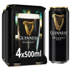 Guinness Draught Stout Can 4 Pack 9.00 €